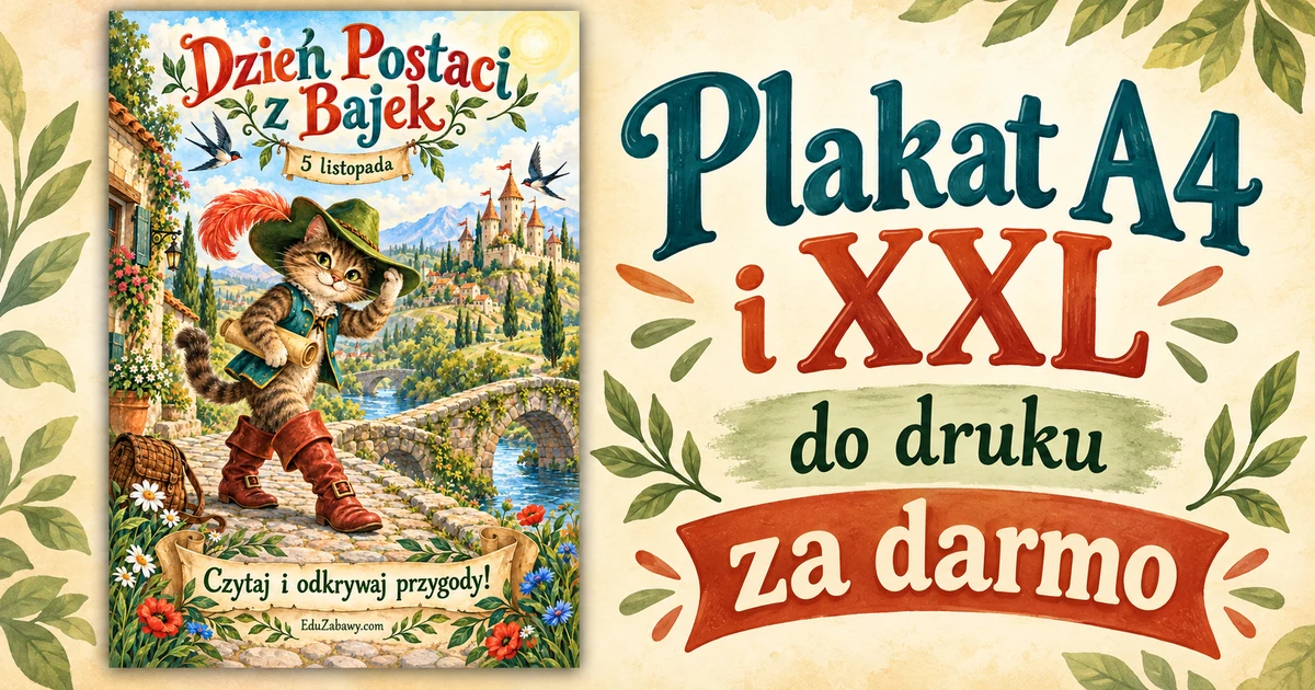 Plakat „Kot w butach”