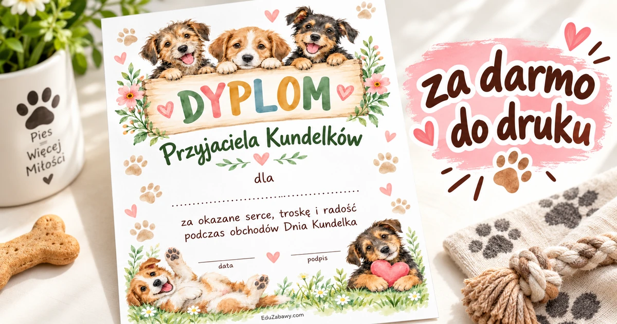 Dyplom Przyjaciela Kundelków