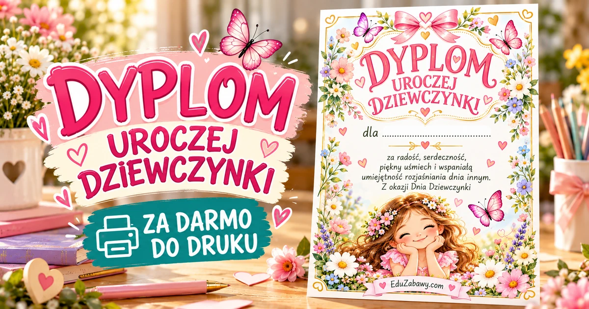 Dyplom Uroczej Dziewczynki