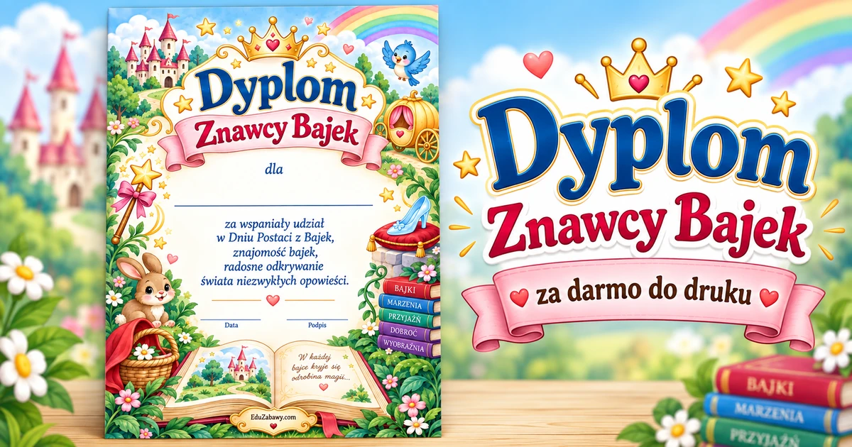 Dyplom Znawcy Bajek