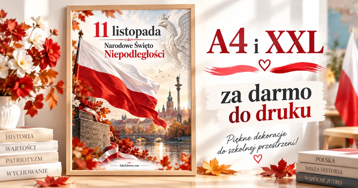 Plakat 11 listopada – Narodowe Święto Niepodległości