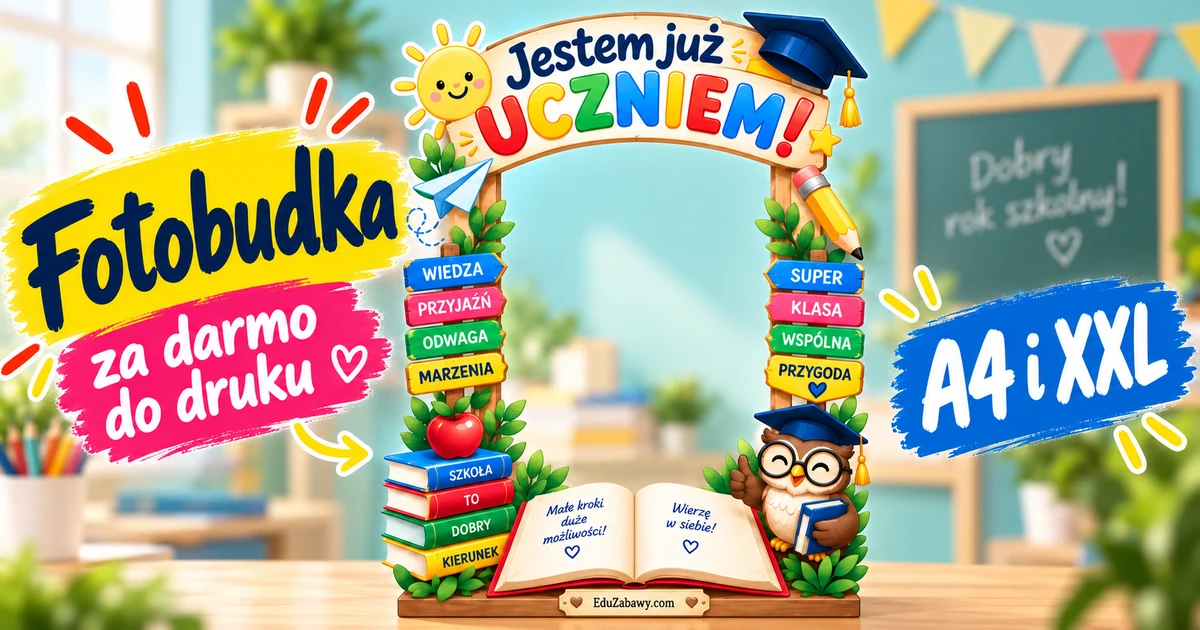  Fotobudka na Pasowanie na Ucznia
