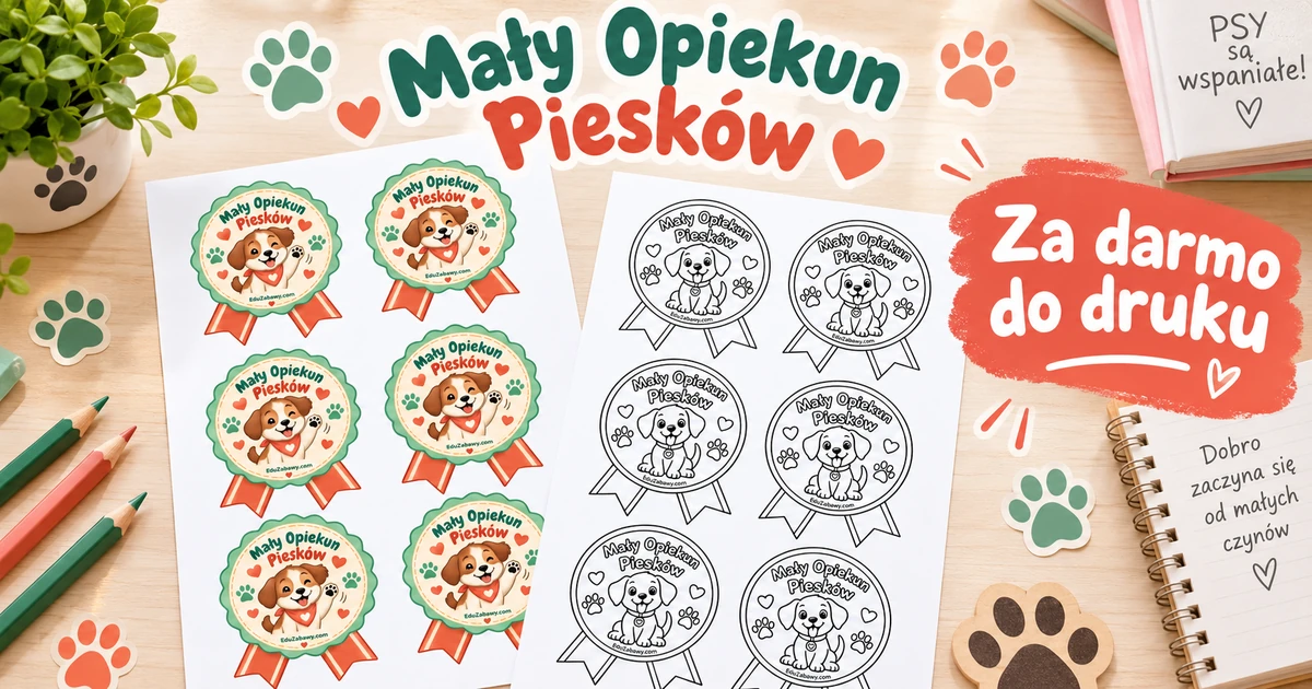 Medale i odznaki: Mały Opiekun Piesków