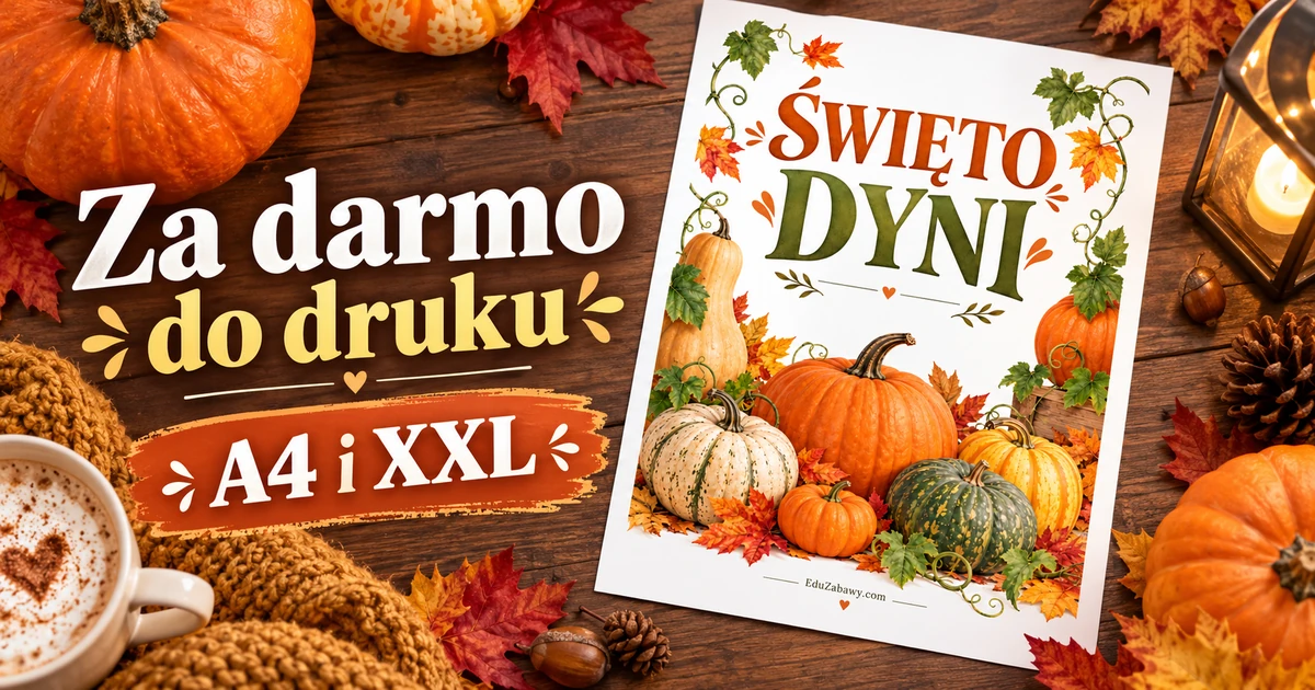 Plakat A4 i XXL „Dzień Dyni”