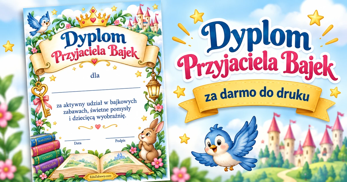 Dyplom Przyjaciela Bajek