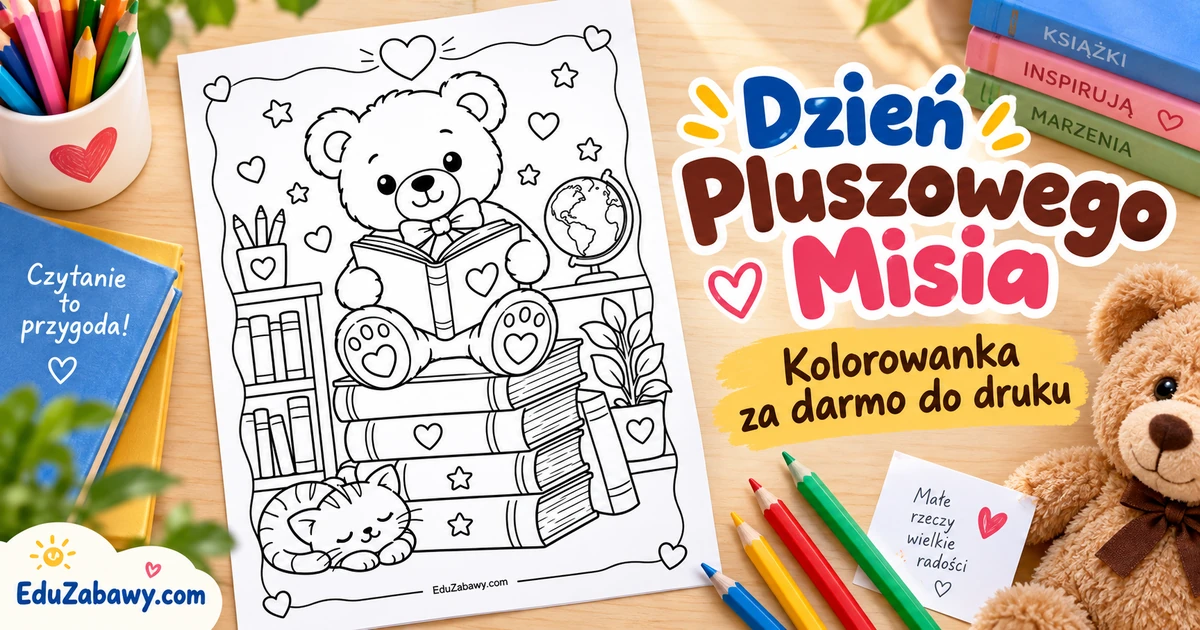 Miś w bibliotece