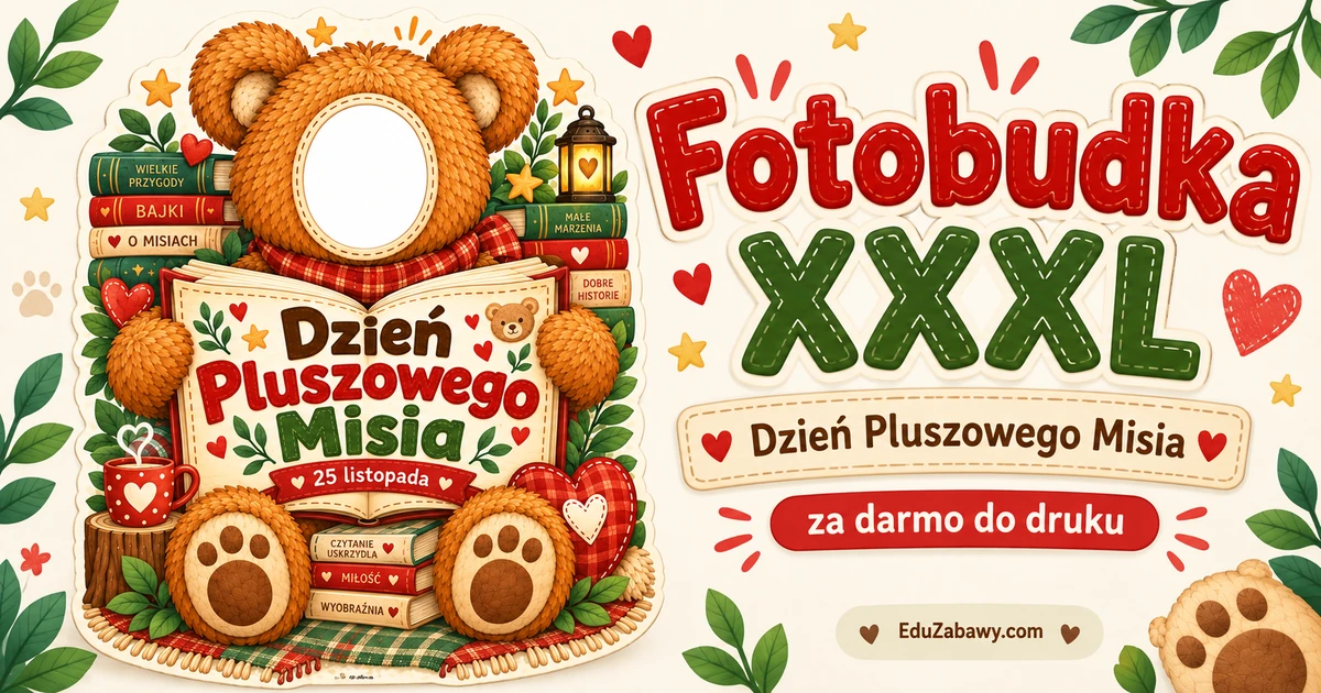 Miś z otwartą książką