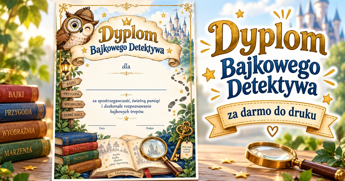 Dyplom Bajkowego Detektywa
