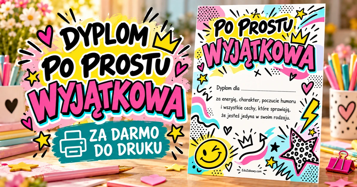 Dyplom „Po prostu wyjątkowa”