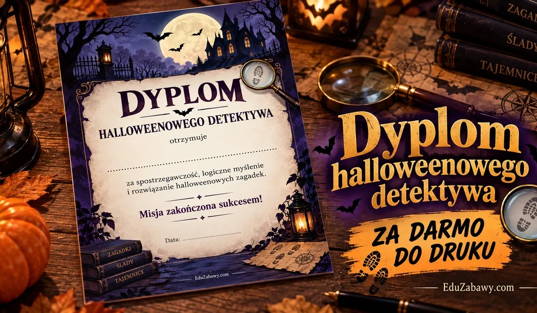 Dyplom Halloweenowego Detektywa