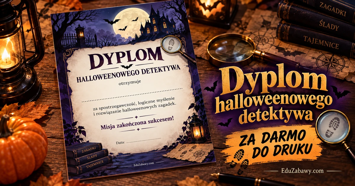 Dyplom Halloweenowego Detektywa