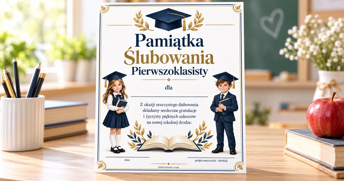 Pamiątka Ślubowania Pierwszoklasisty