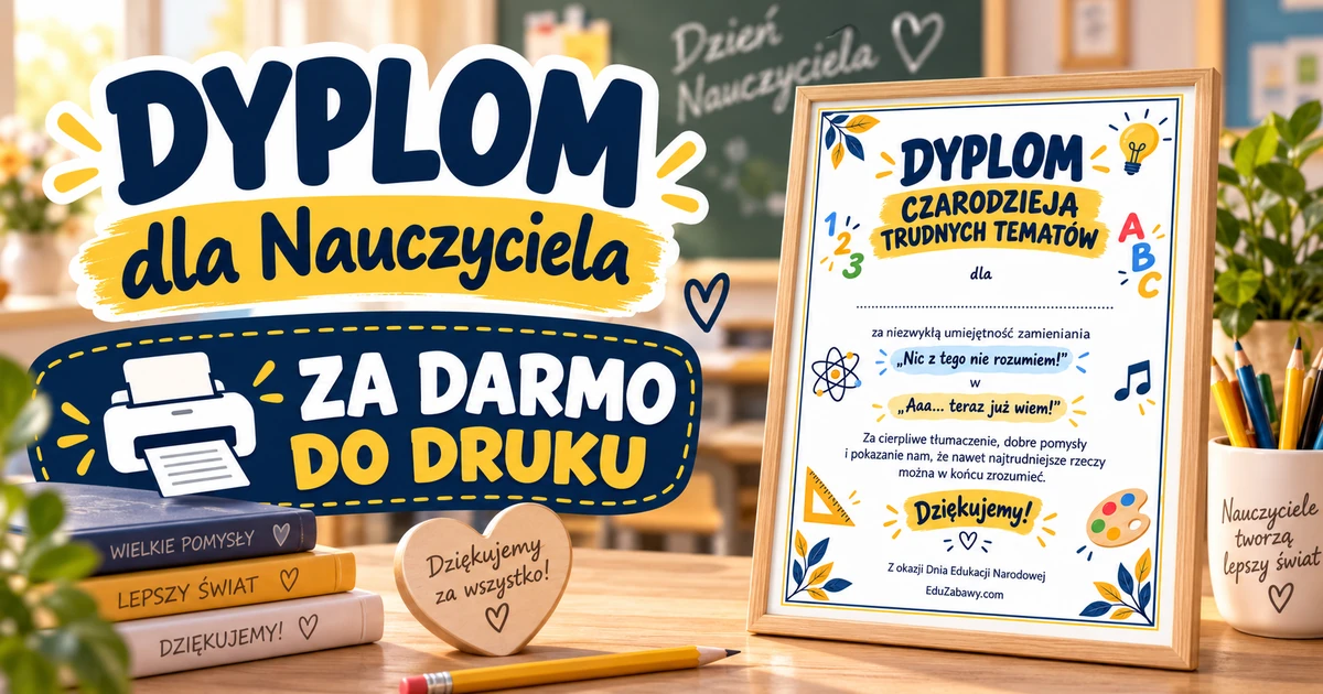 Dyplom „Czarodziej Trudnych Tematów”