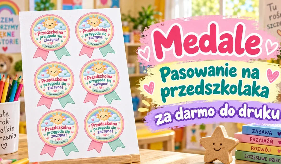Odznaki/medale: Przedszkolna przygoda się zaczyna!