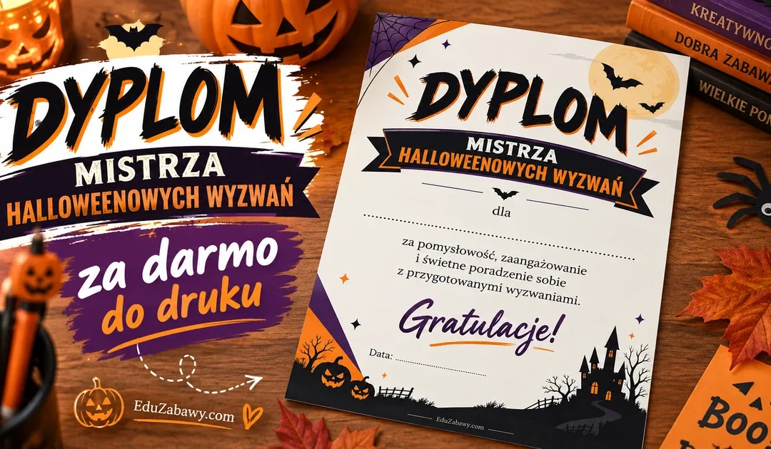 Dyplom Mistrza Halloweenowych Wyzwań