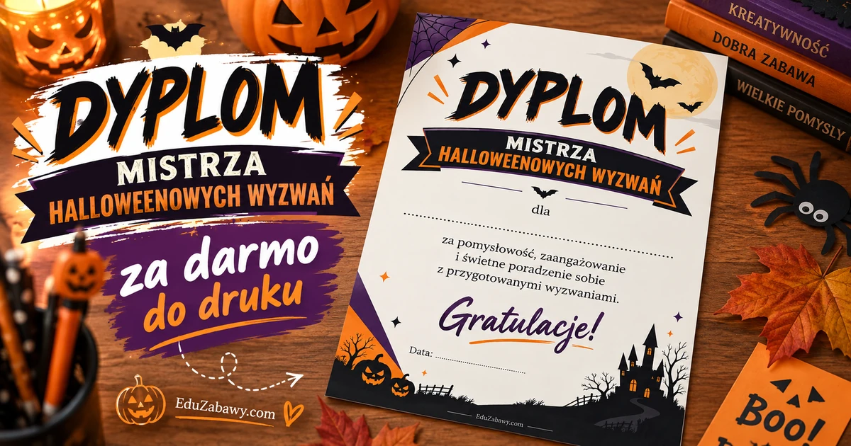 Dyplom Mistrza Halloweenowych Wyzwań