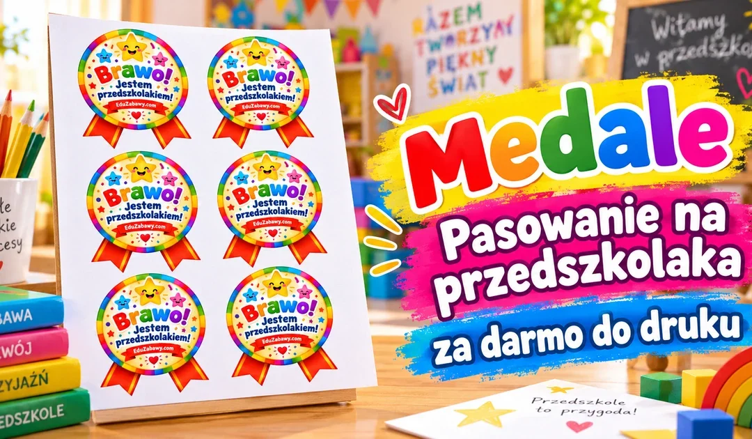 Odznaki/medale: Brawo! Jestem przedszkolakiem!