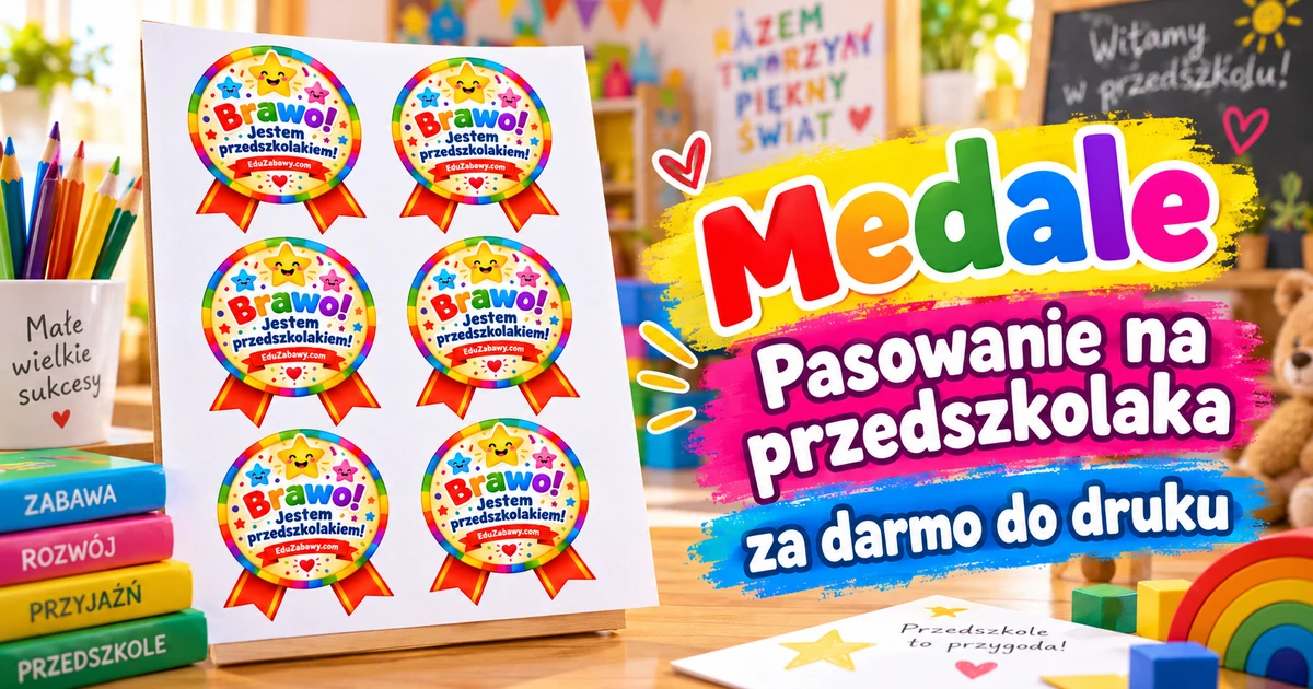 Odznaki/medale: Brawo! Jestem przedszkolakiem!