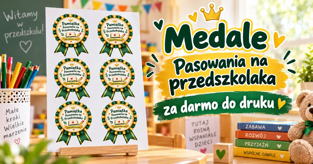 Odznaki/medale: Pamiątka Pasowania na Przedszkolaka