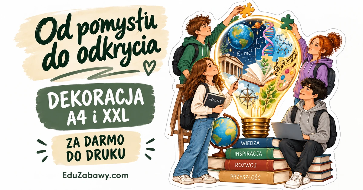 Dekoracja A4 i XXL: Od pomysłu do odkrycia
