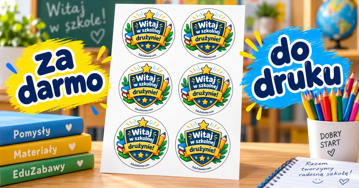 Medale i odznaki: Witaj w szkolnej drużynie!