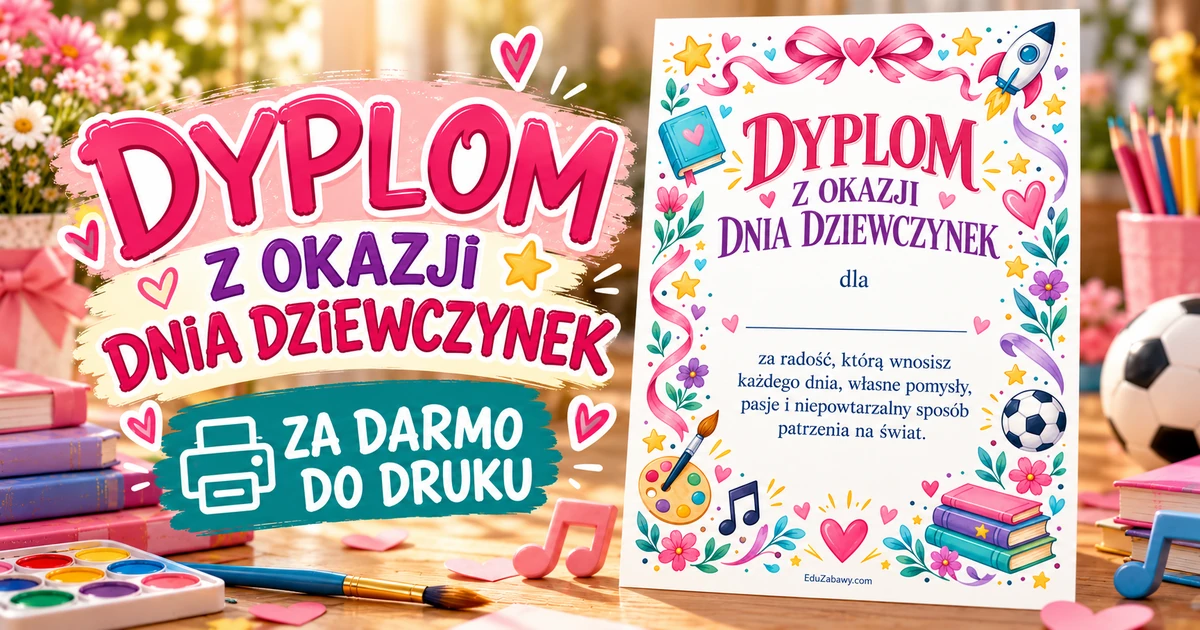 Dyplom z okazji Dnia Dziewczynek