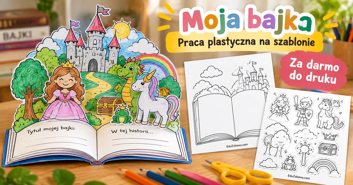 Praca plastyczna: Moja bajka w otwartej książce