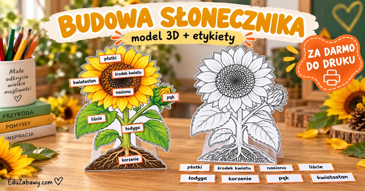 Model edukacyjny: Budowa słonecznika