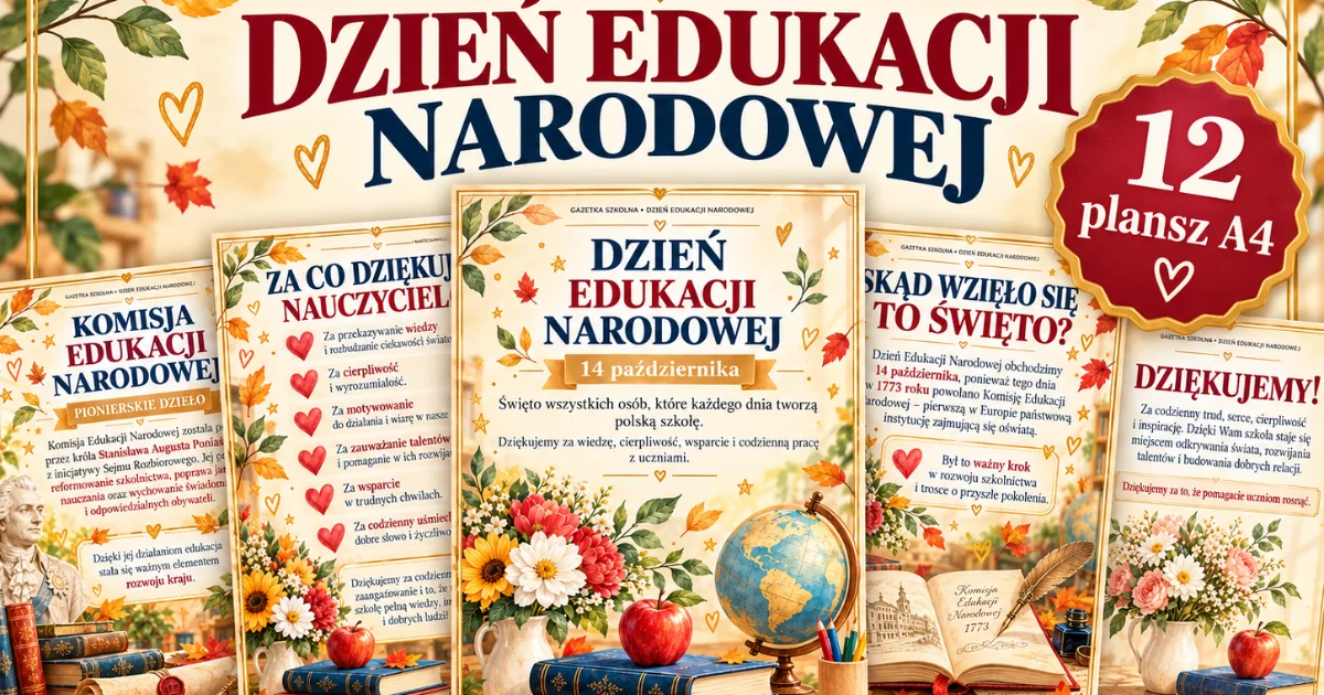 Gazetka na Dzień Nauczyciela