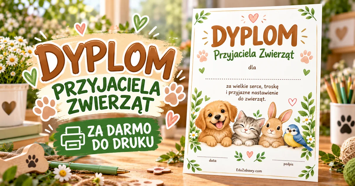 Dyplom Przyjaciela Zwierząt
