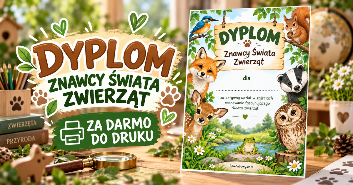 Dyplom Znawcy Świata Zwierząt