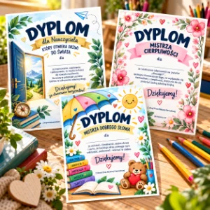Dyplomy na Dzień Edukacji Narodowej