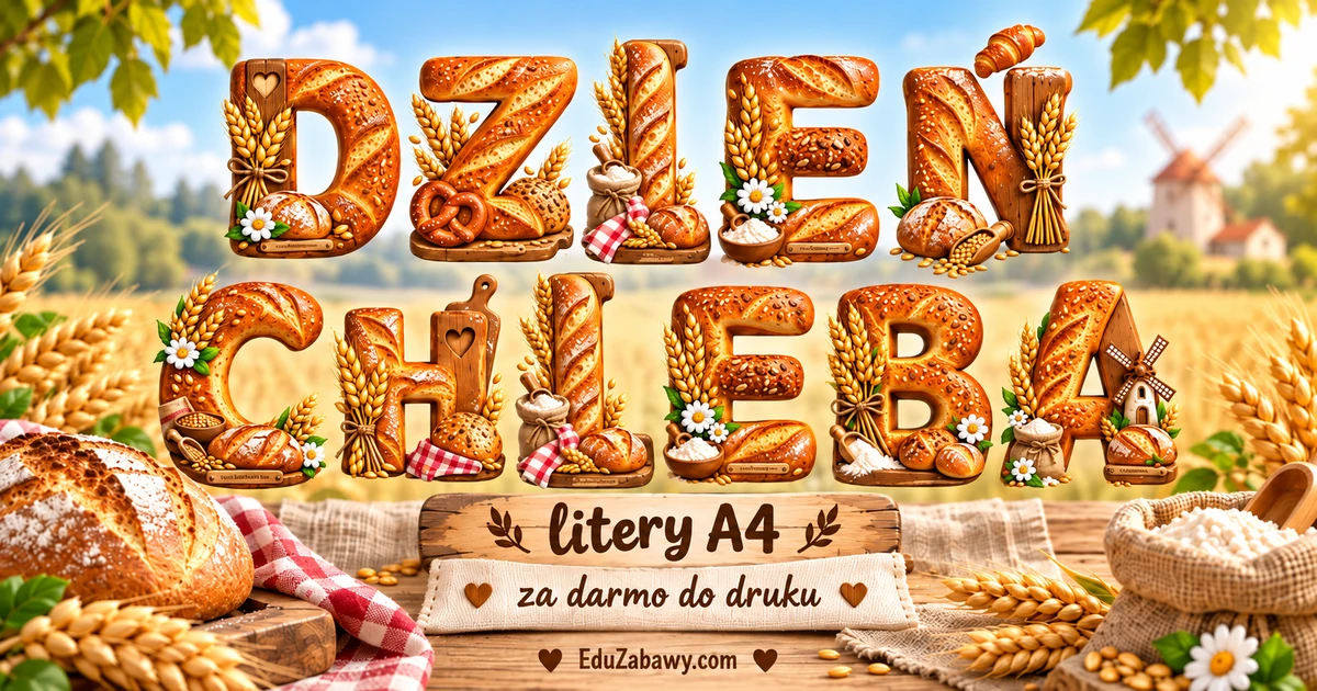 Dzień Chleba – ozdobny napis 