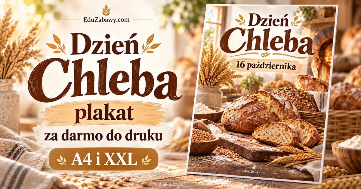 Dzień Chleba – rustykalny plakat