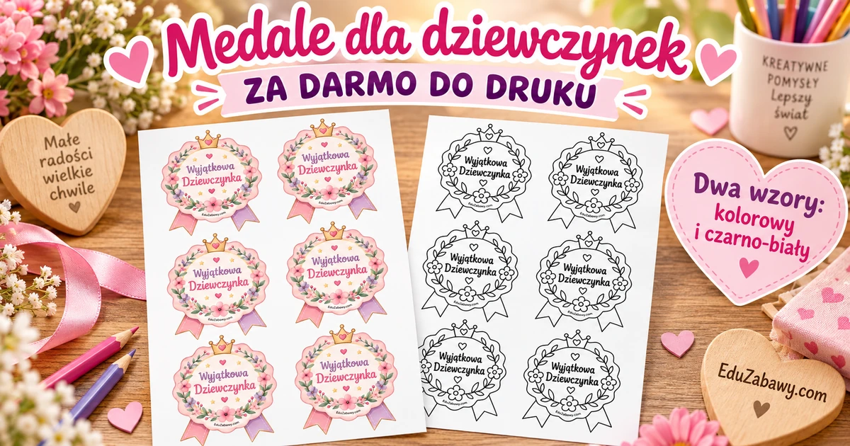 Medal „Wyjątkowa Dziewczynka”