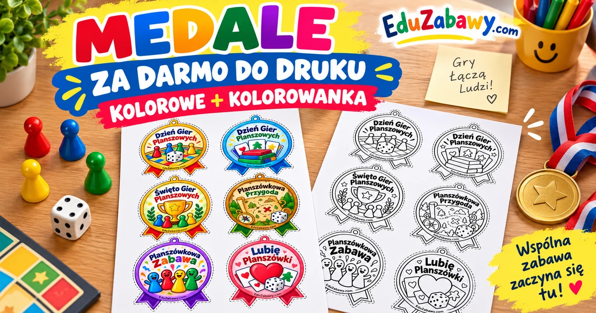 Medale na Dzień Gier Planszowych