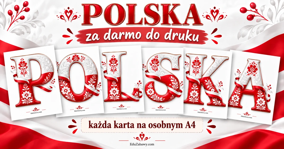 Girlanda do druku: Polska