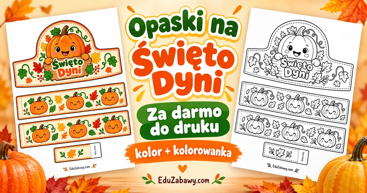 Opaski na Święto Dyni do druku