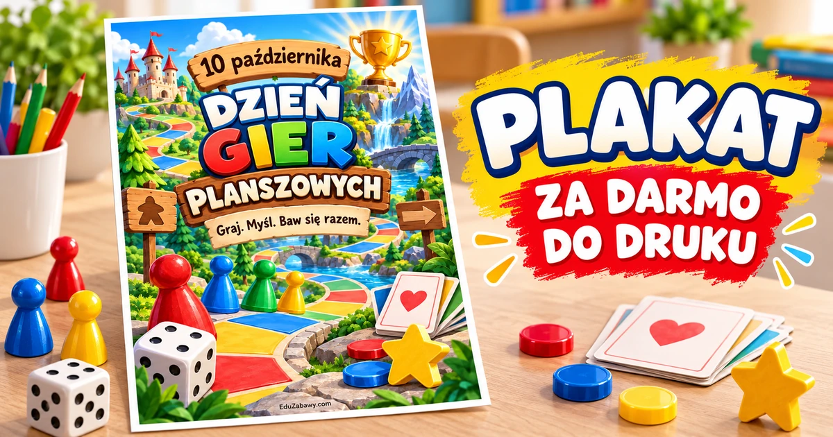 Plakat „Dzień Gier Planszowych”