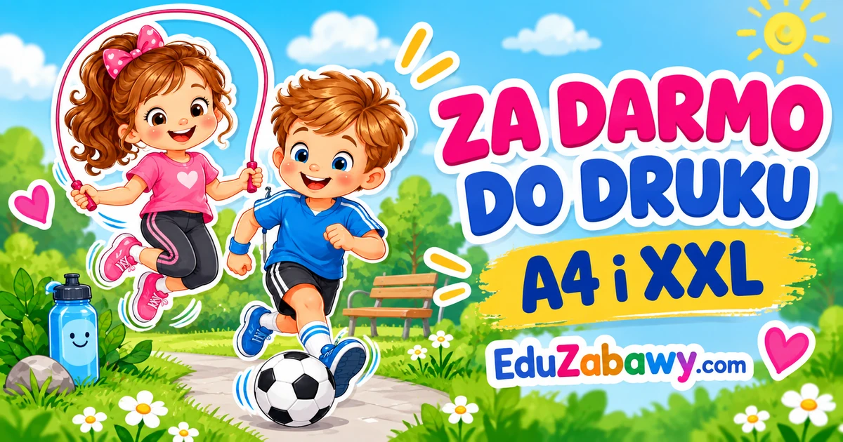 Dekoracja A4 i XXL: Ruch to zdrowie