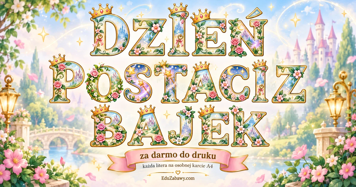 Napisy do druku: na Dzień Postaci z Bajek – Rycerz i Czarnoksiężnik