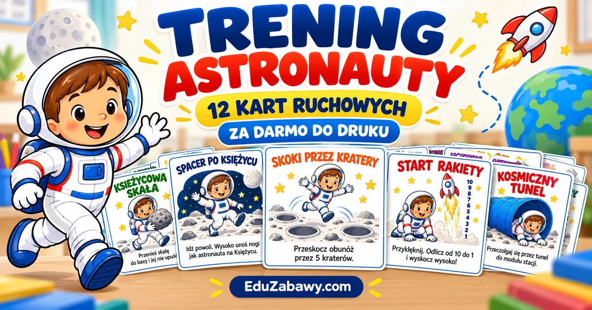 Trening astronauty: 12 kart ruchowych
