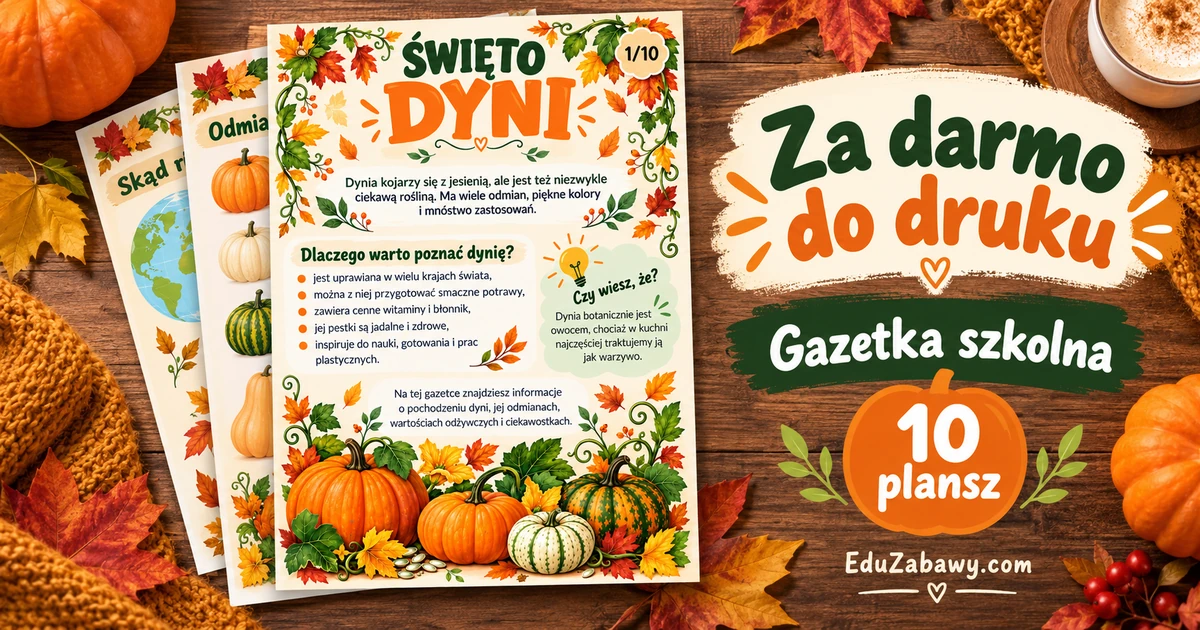 Gazetka szkolna „Święto Dyni”