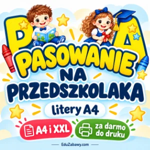 Napisy na pasowanie na przedszkolaka